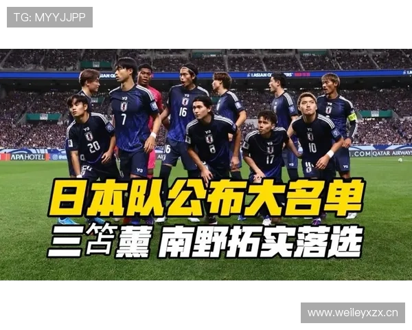 日本队2026世界杯阵容预测：哪些球员有望入选大名单